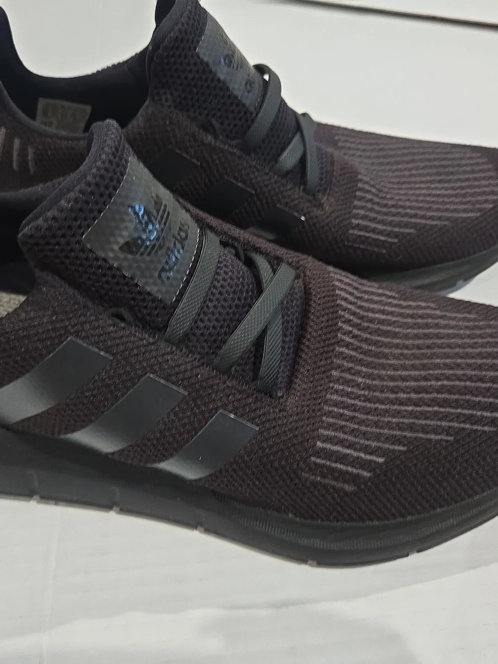 Mens adidas Swift Run Athletic Lifestyle Running Shoes Sneakers Black